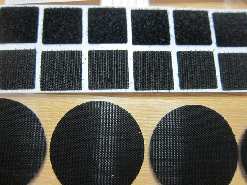Velcro redondo adhesivo negro pequeño 100 unidades