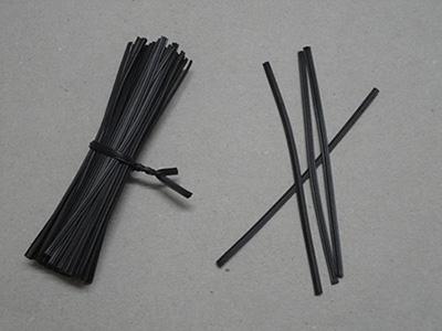 Logilink 10 bridas textiles velcro para cable negro